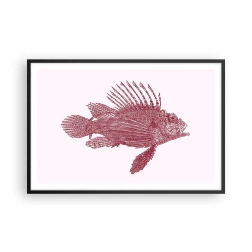 Poster in black frame - Dweller of Exotic Waters - 91x61 cm