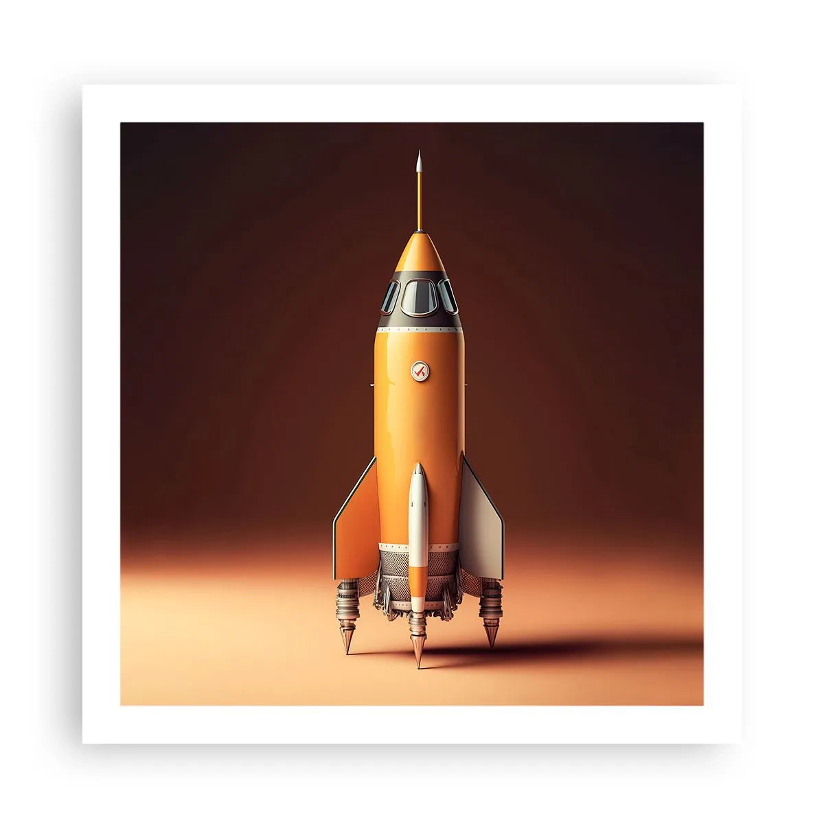 Poster - It Starts with a Dream - 60x60 cm