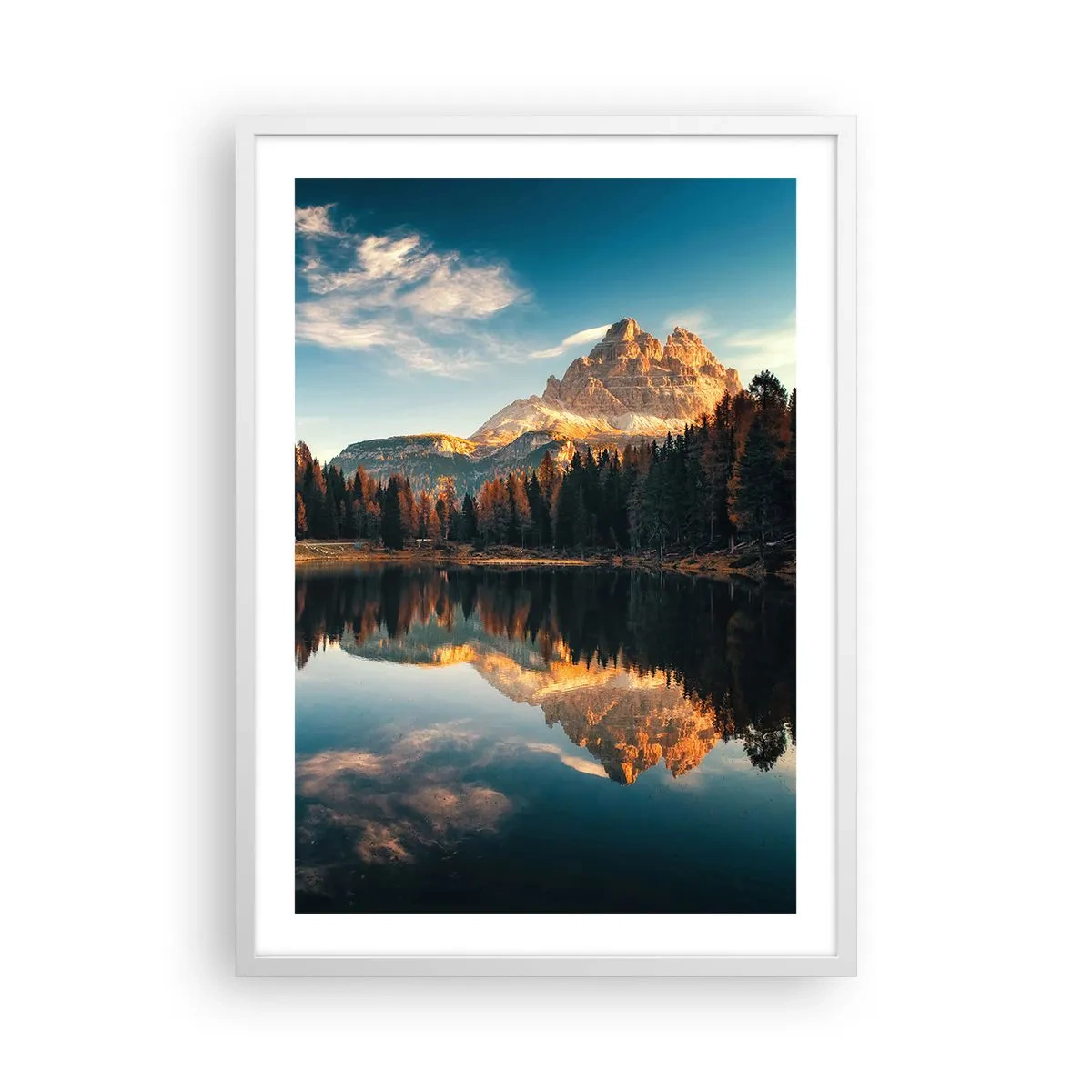 Poster in white frmae - Double Landscape - 50x70 cm