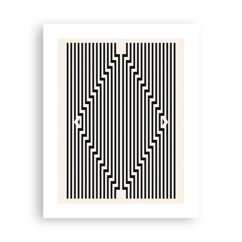 Poster - Geometrical Illusion - 40x50 cm