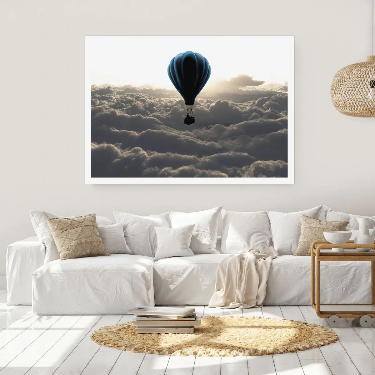 Poster - Wanderer above Clouds - 70x50 cm