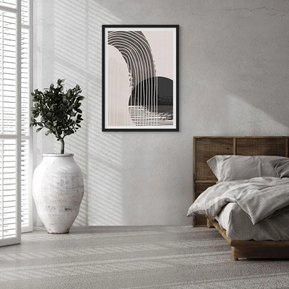 Poster in black frame - There and Back - 40x50 cm