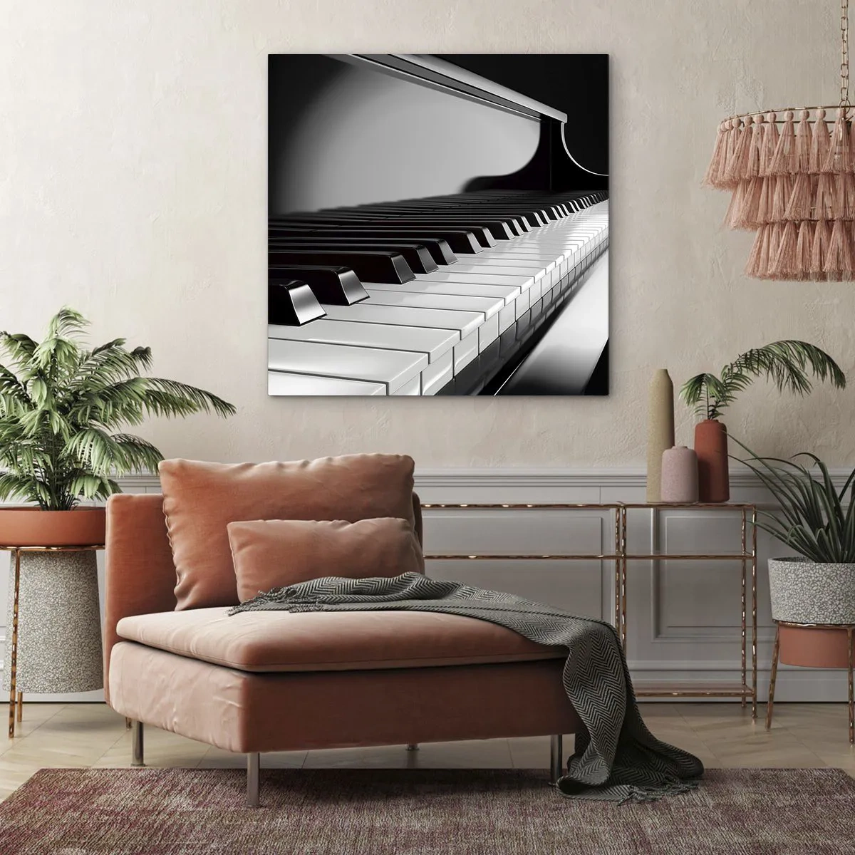 Canvas picture - Harmony of Shapes and Colours - 50x50 cm