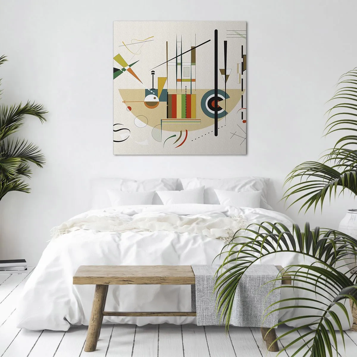 Canvas picture - And the World Laughs - 40x40 cm
