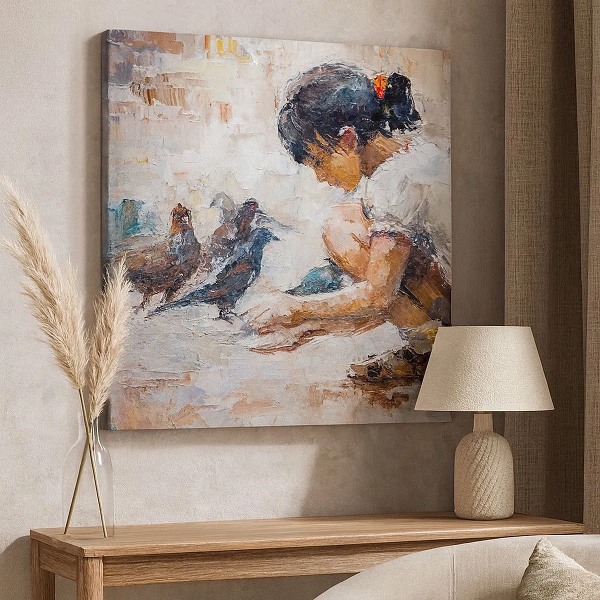 Canvas picture - The Little Ones - 30x30 cm