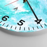 Clock face with numbers