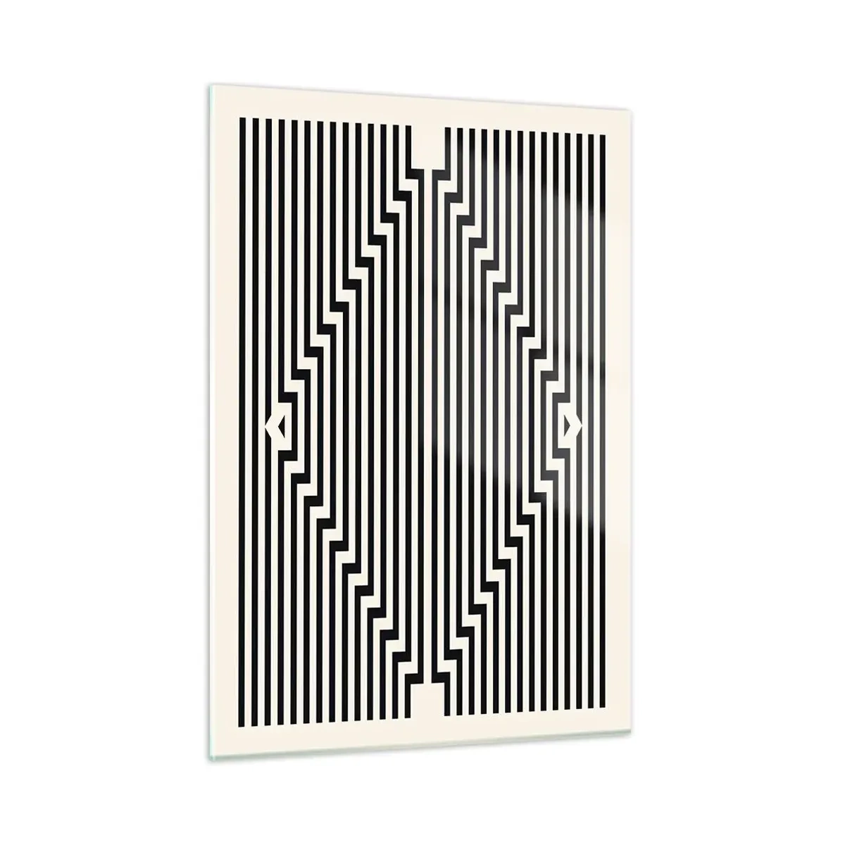 Glass picture - Geometrical Illusion - 50x70 cm