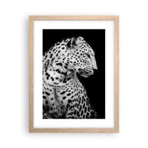 Poster in light oak frame - A Perfect Right Profile  - 30x40 cm