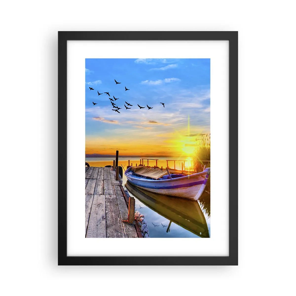 Poster in black frame - Goodbye, See You tomorrow - 30x40 cm