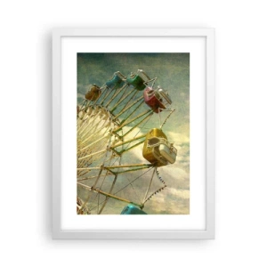 Poster in white frmae - There Will Be Fun… - 30x40 cm