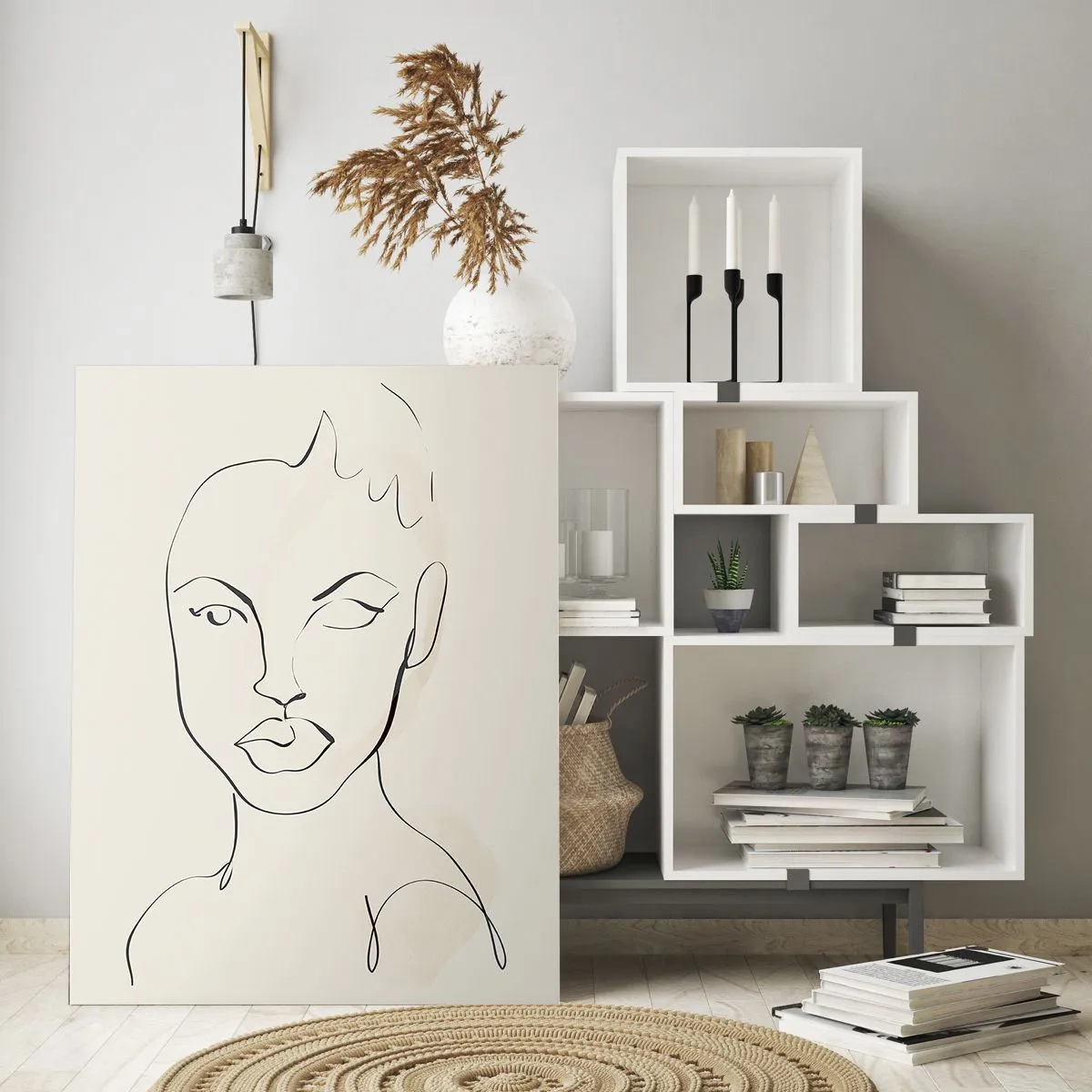 Glass picture - Outline of Sensuality - 70x100 cm