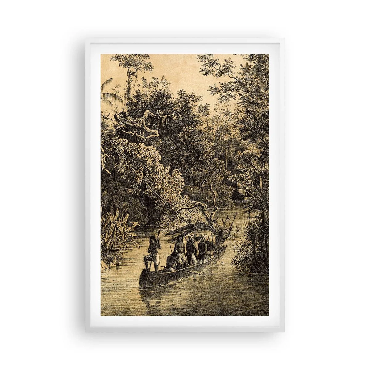 Poster in white frmae - Journey to the Spring - 61x91 cm