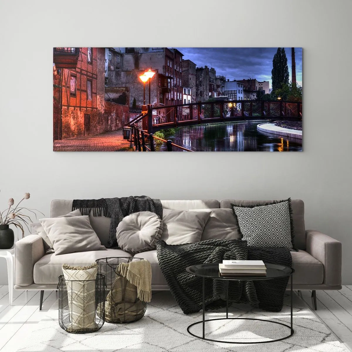 Glass picture - Bydgoszcz You Did Not Know - 100x40 cm