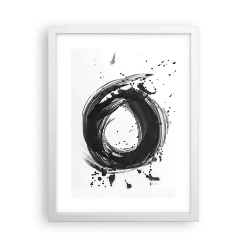 Poster in white frmae - Whirl of Creation - 30x40 cm