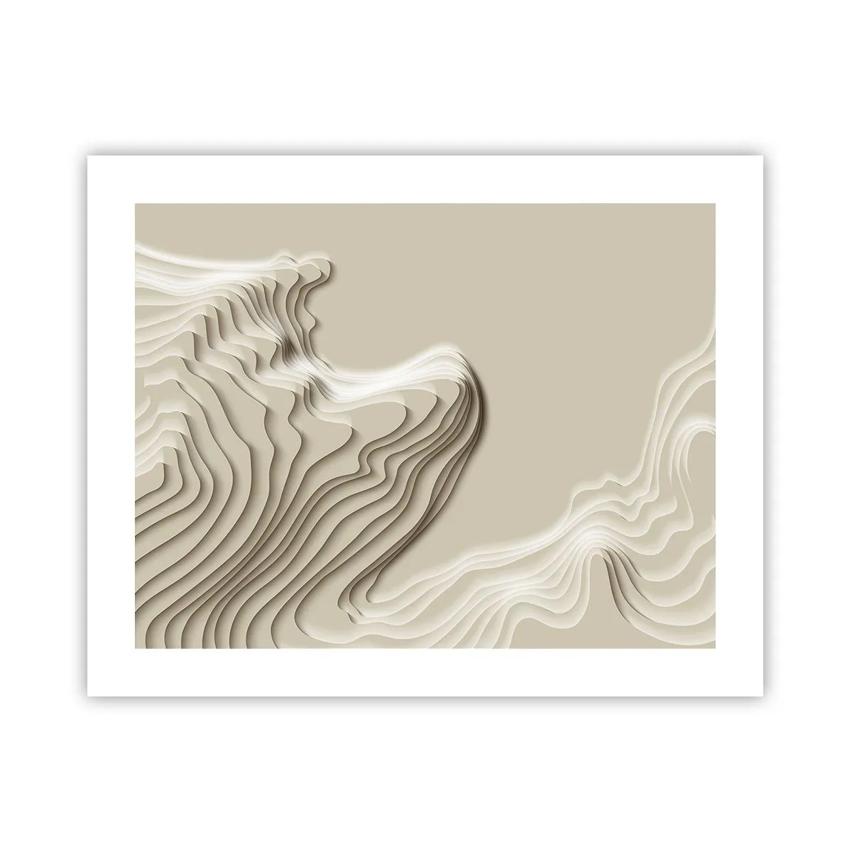 Poster - Topography of Art. - 50x40 cm