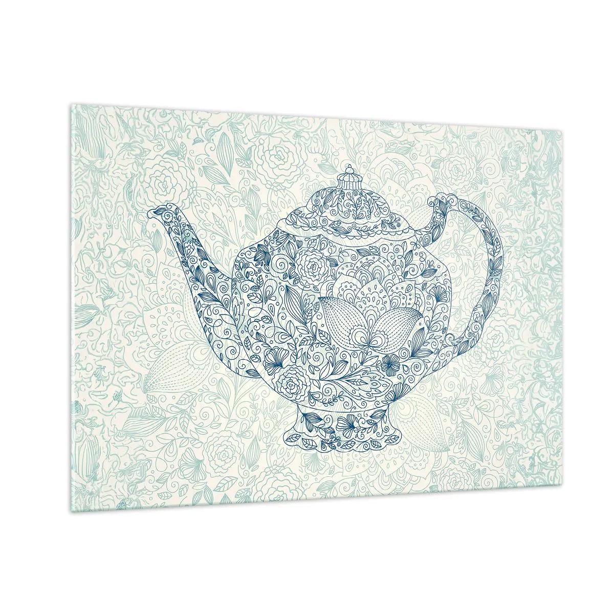 Glass picture - Charm of Tea - 100x70 cm