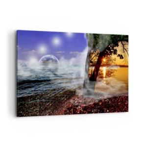 Canvas picture - Surrealistic Landscape - Unity of Nature - 100x70 cm
