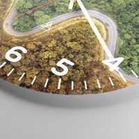 Clock face with numbers