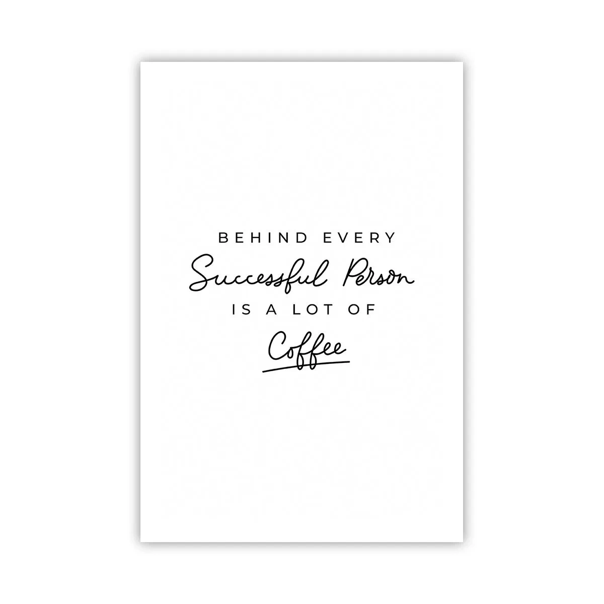 Poster - Secret of Success - 61x91 cm