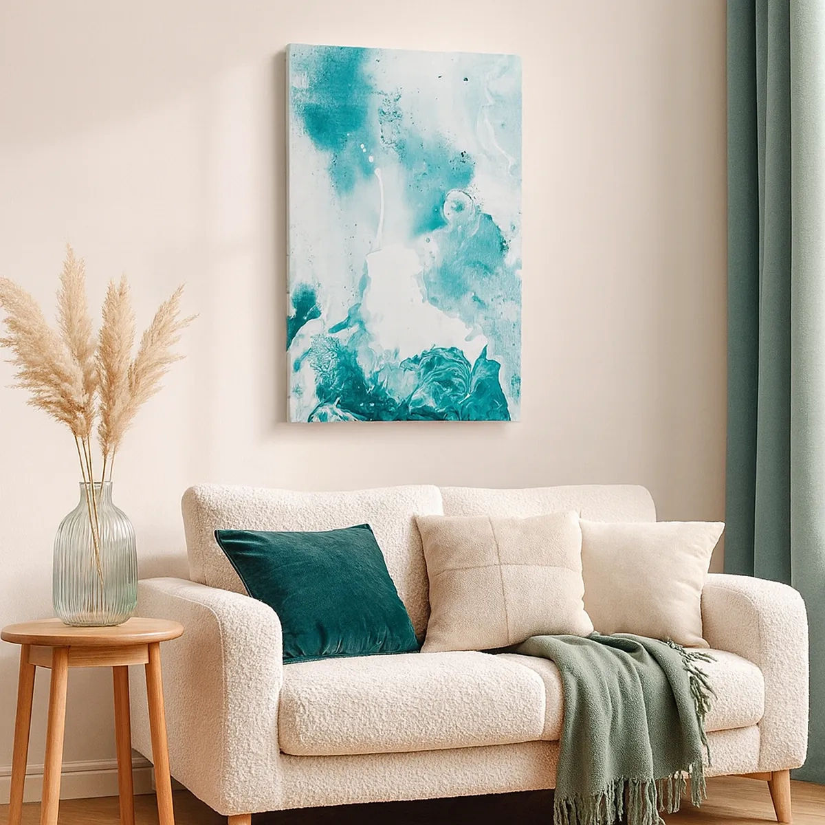 Canvas picture - Lakes of Blue - 50x70 cm