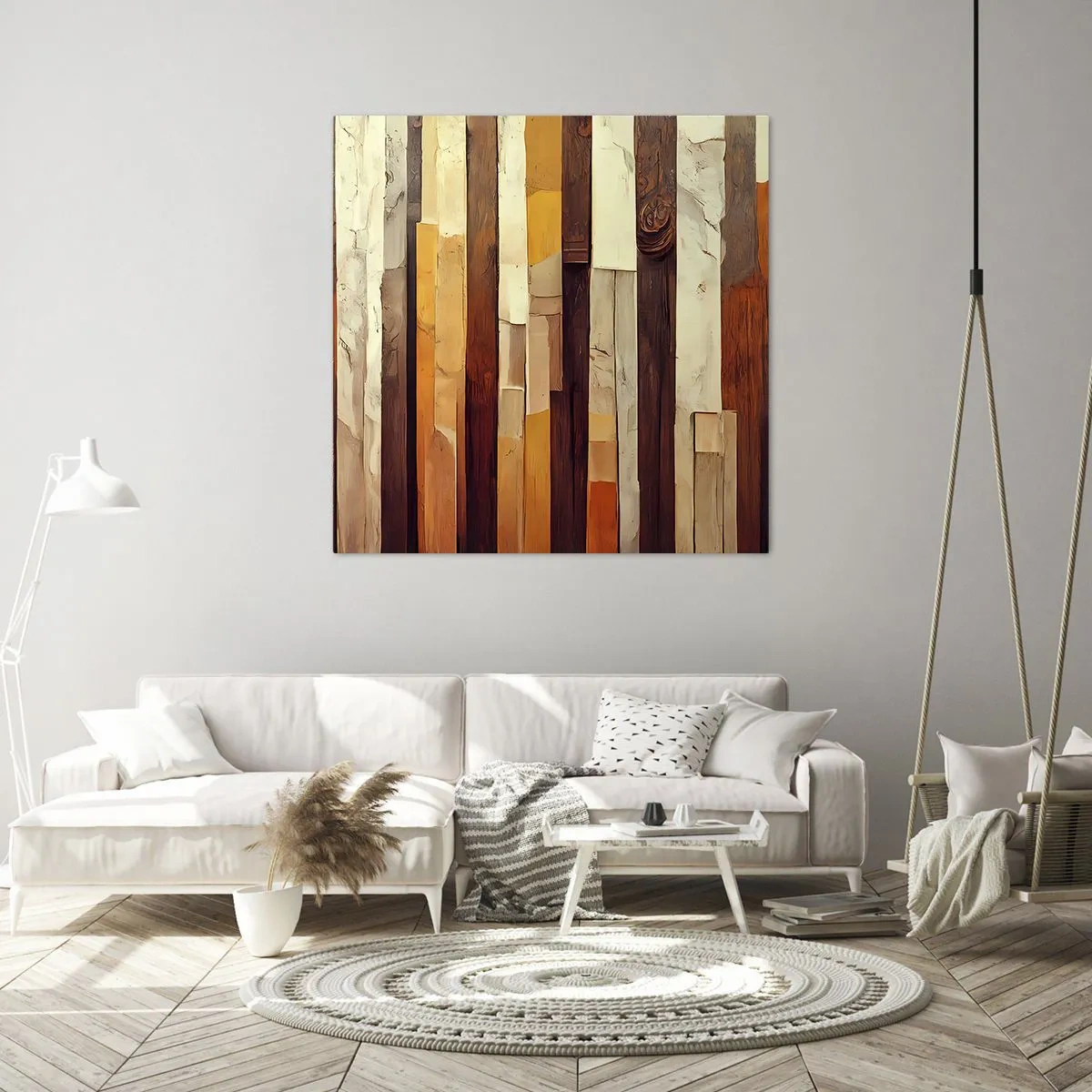 Canvas picture - Anthem of Forest Birds - 50x50 cm