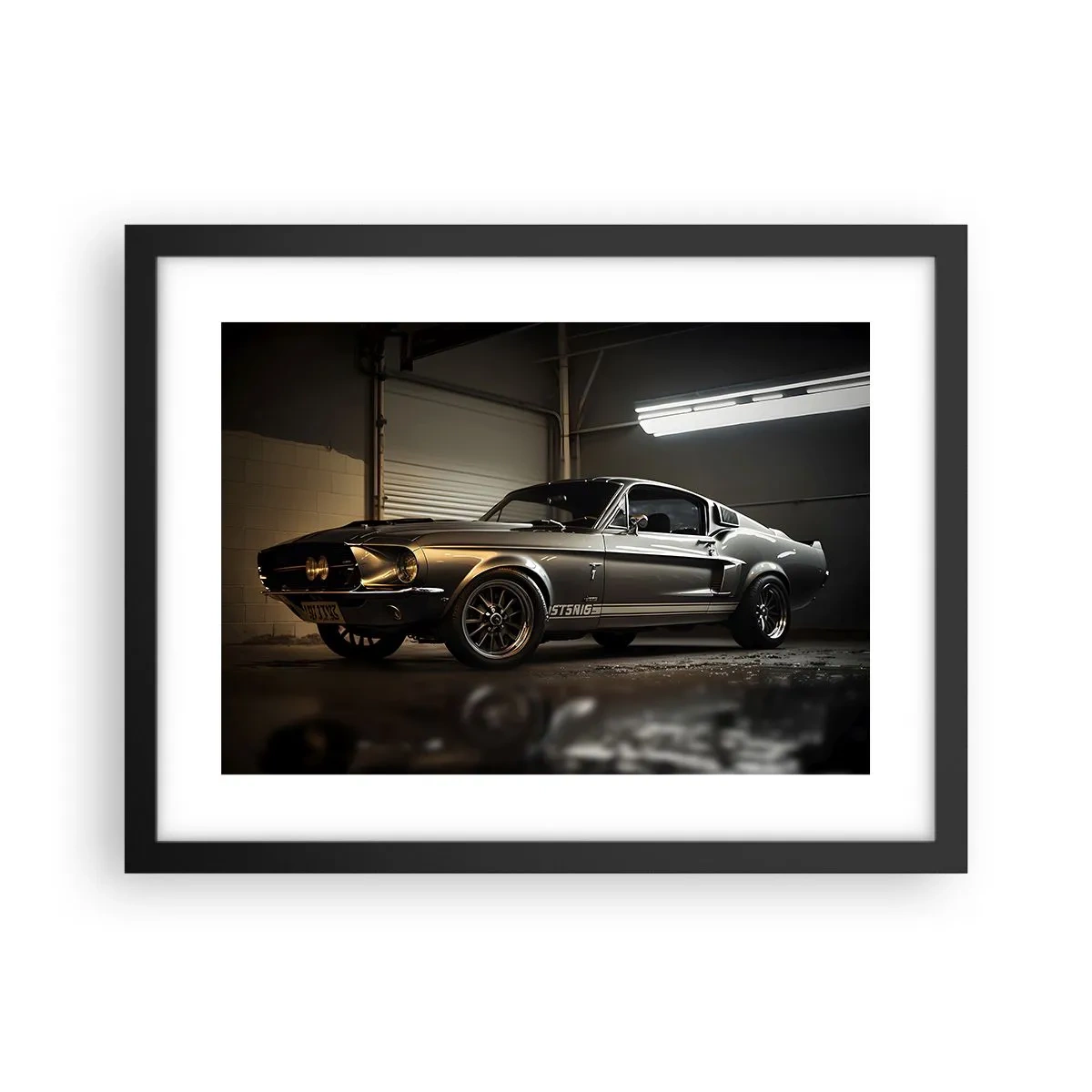Poster in black frame - Back to the Future - 40x30 cm