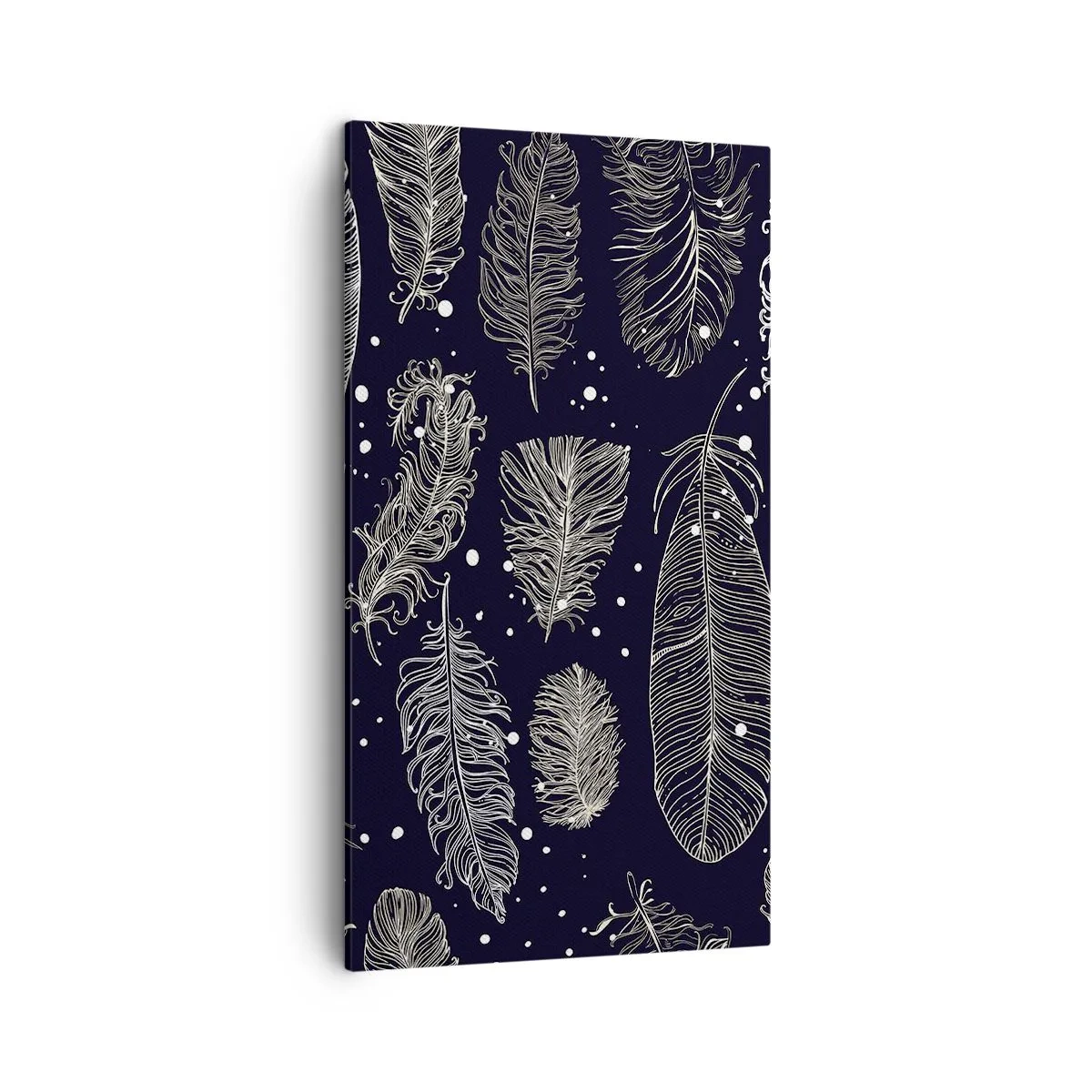 Canvas picture - Feathery Lace - 45x80 cm