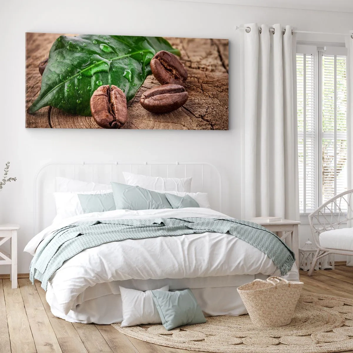 Canvas picture - Really Black - 90x30 cm