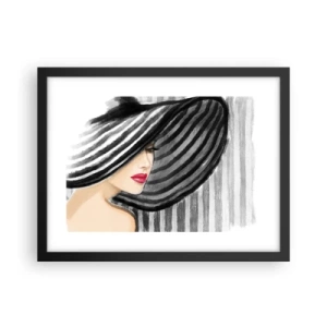 Poster in black frame - Where Can I Find You? - 40x30 cm