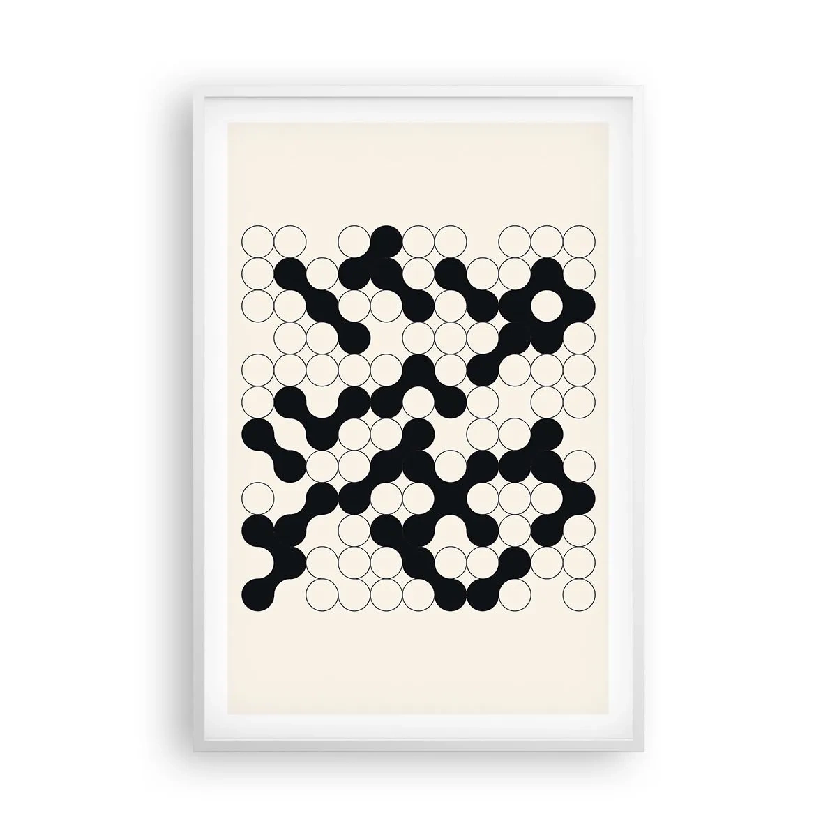 Poster in white frmae - Chinese Play - Variation - 61x91 cm