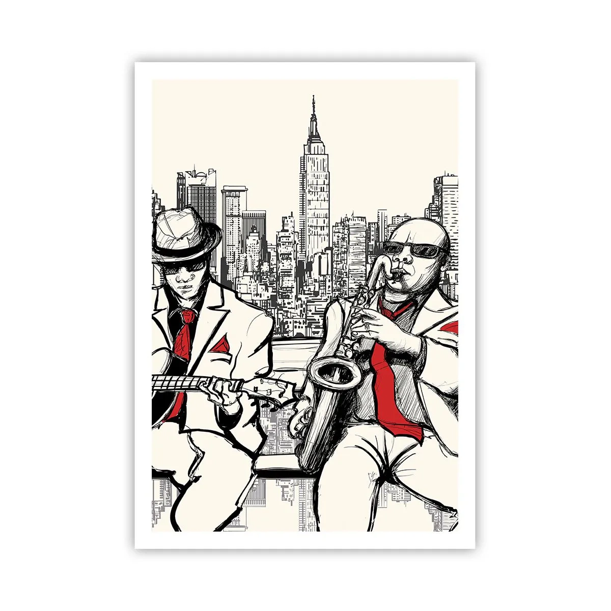 Poster - New York Improvisation - 70x100 cm
