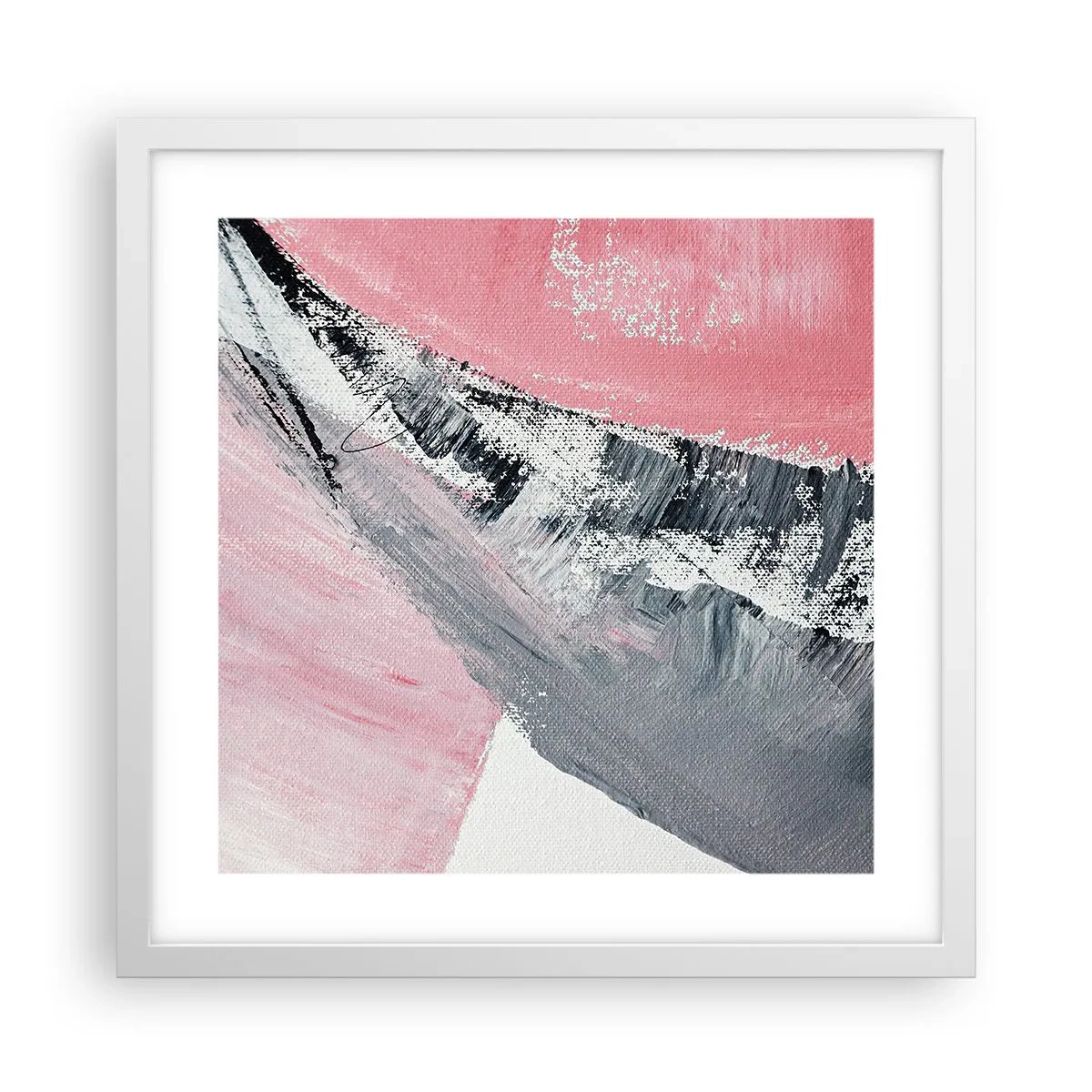 Poster in white frmae - Fitted Composition - 40x40 cm