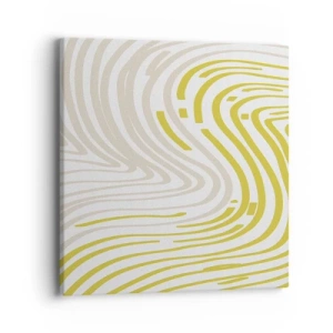 Canvas picture - Composition with a Gentle Curve - 40x40 cm