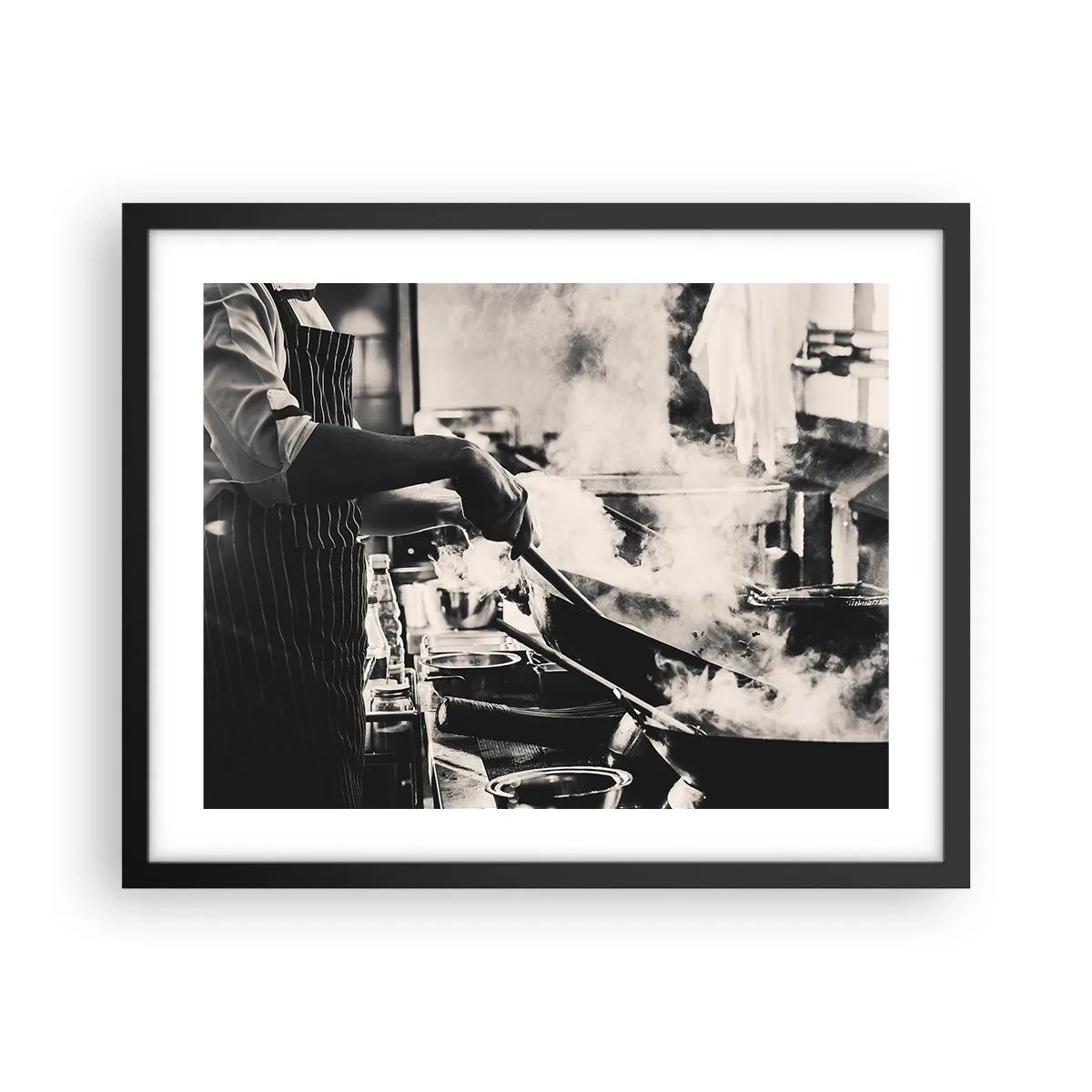 Poster in black frame - Alchemy of Flavours - 50x40 cm