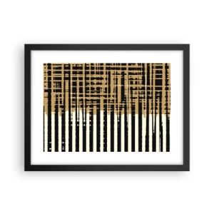 Poster in black frame - Architectural Abstract - 40x30 cm