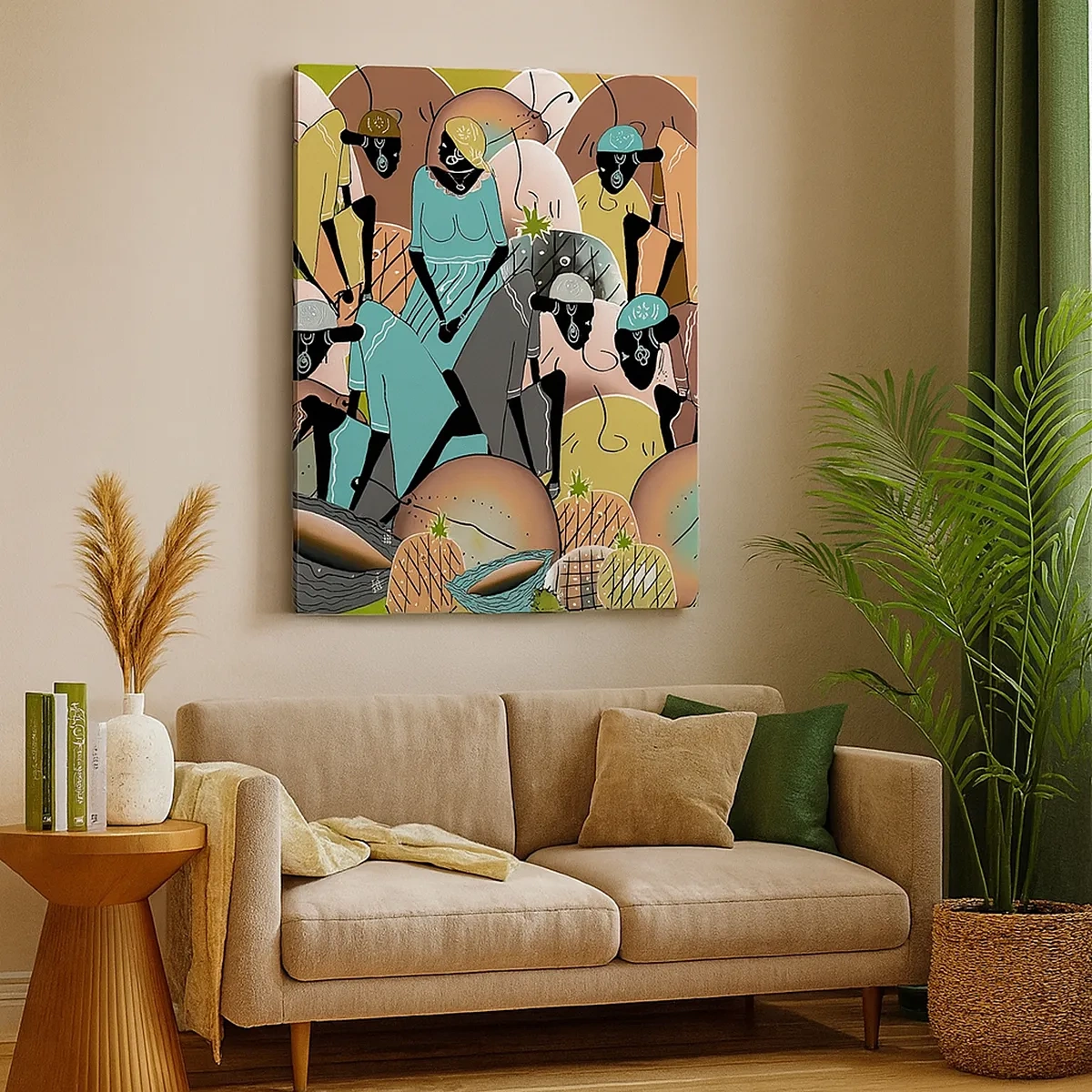 Canvas picture - Big Holiday Is Coming - 50x70 cm