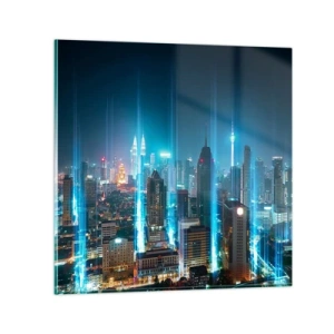 Glass picture - Berlin Lights - 30x30 cm