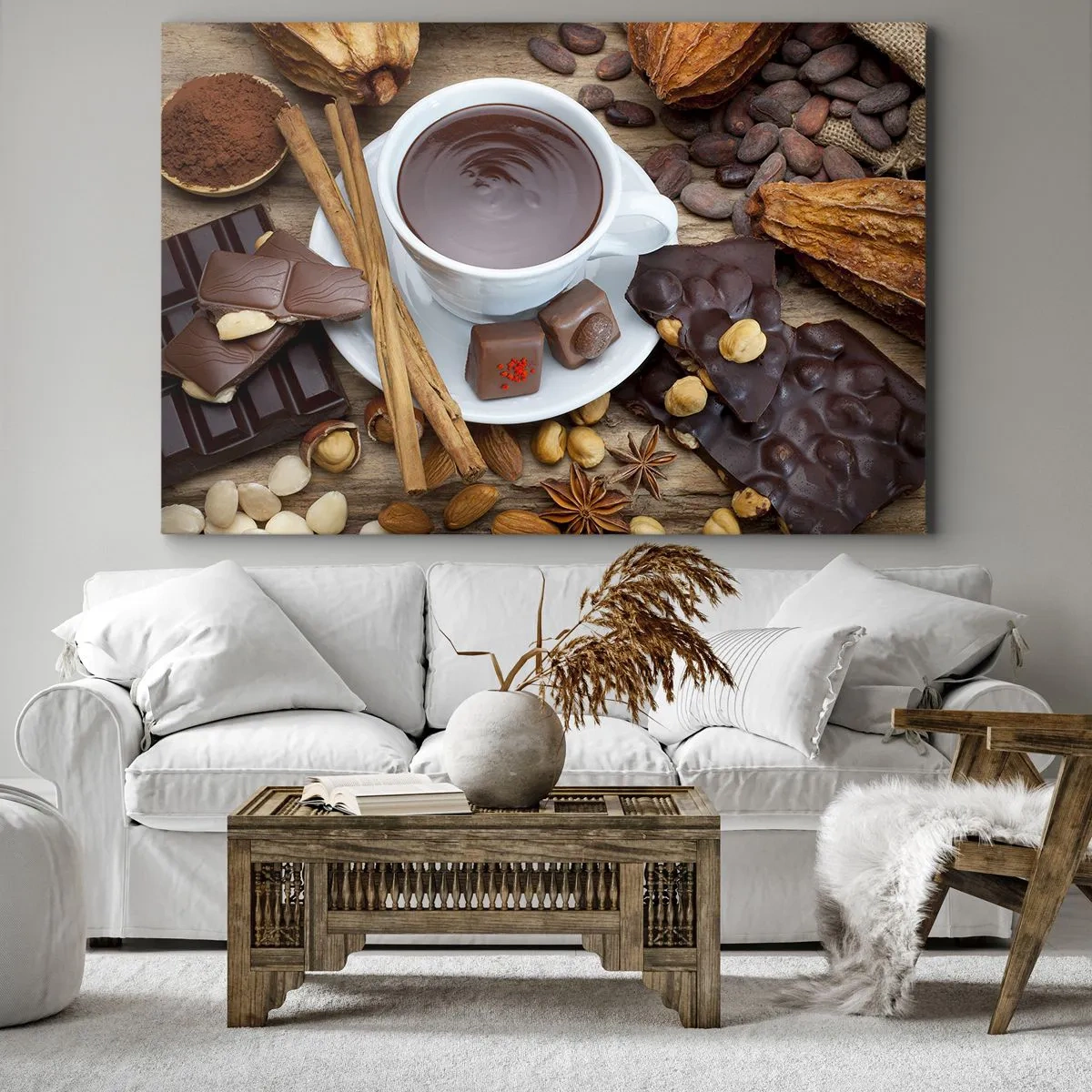 Canvas picture - From a Fairytale Factory of Chocolate - 120x80 cm