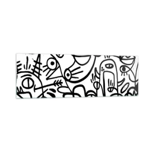 Glass picture - Faces and Mirages - 160x50 cm