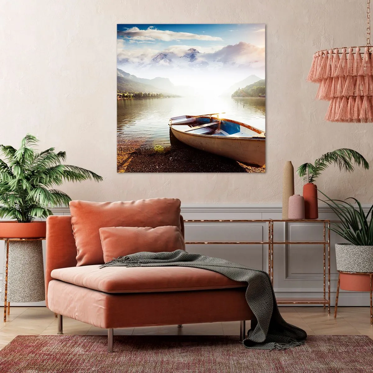 Canvas picture - By the Great, Clear Waters - 30x30 cm