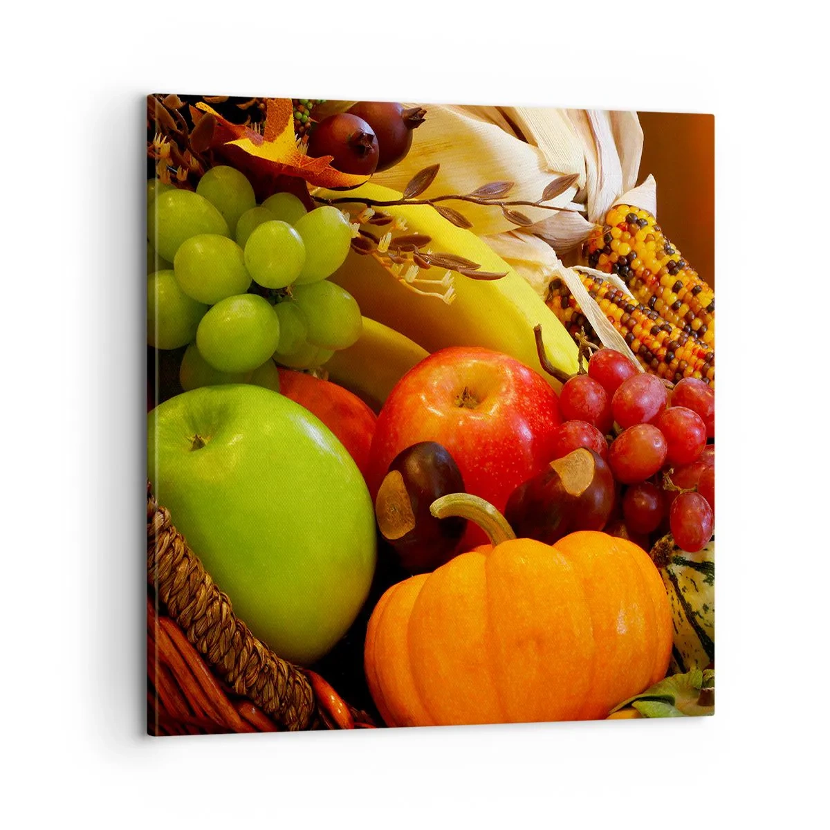 Canvas picture - Basket of Abundance - 60x60 cm