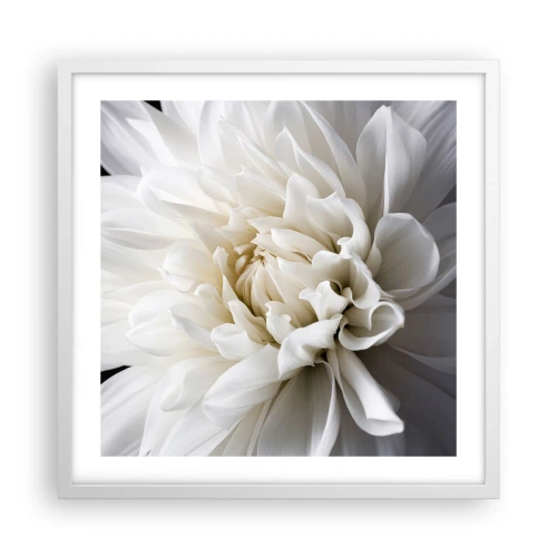 Poster in white frmae - Bride's Morning - 50x50 cm