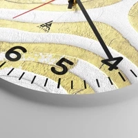 Clock face with numbers