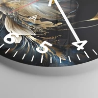 Clock face with numbers