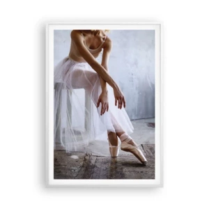 Poster in white frmae - Before the Ramp Lights Are On - 70x100 cm