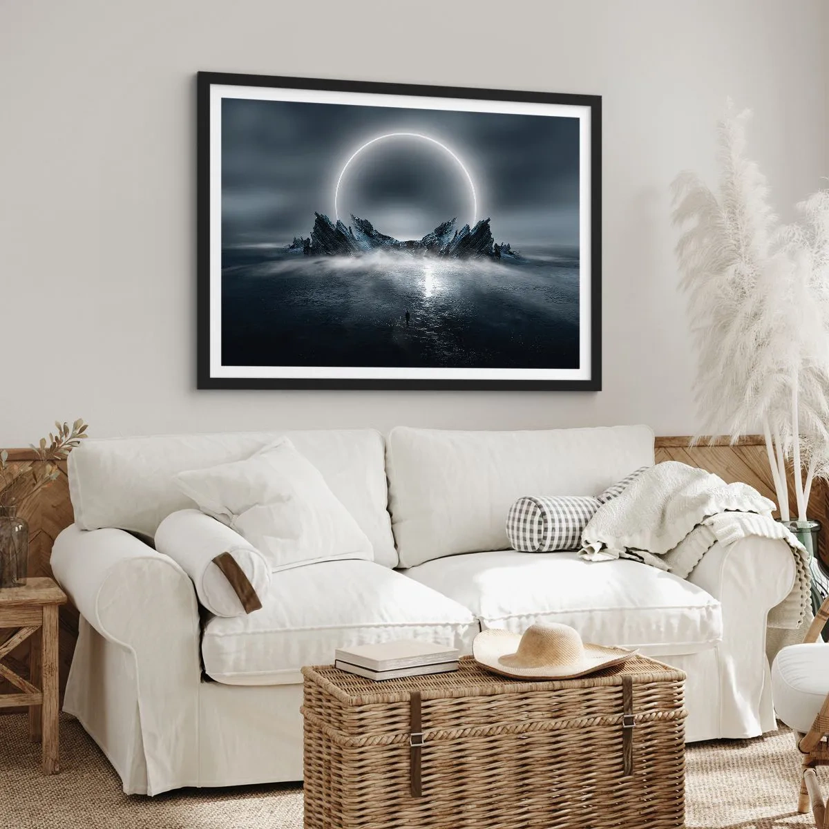 Poster in black frame - The End of a Story - 70x50 cm