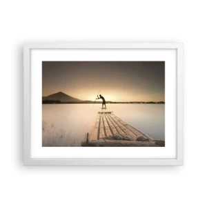 Poster in white frmae - Before Rest - 40x30 cm