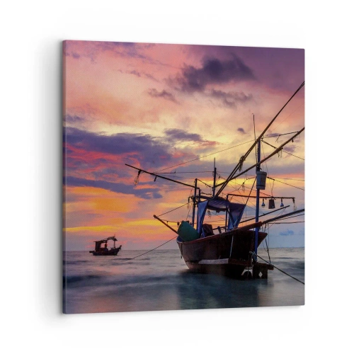 Canvas picture - Exotic Evening - 50x50 cm