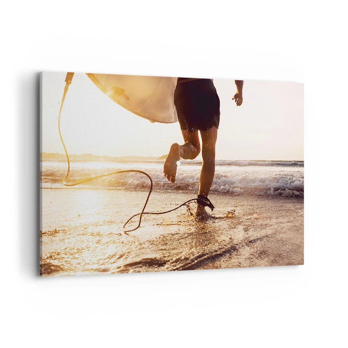 Canvas picture - Encounter with a Wave - 120x80 cm