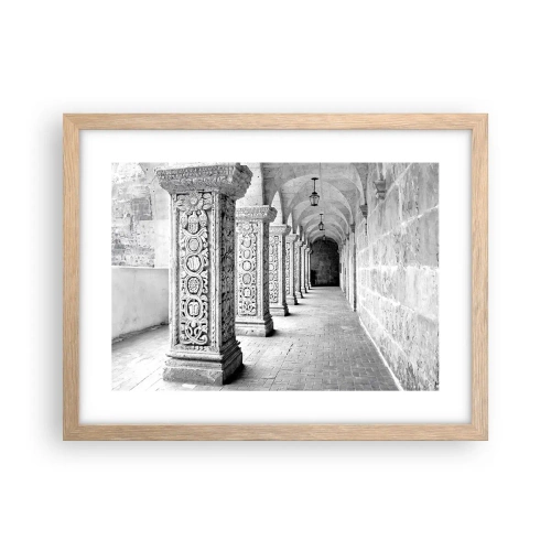 Poster in light oak frame - Where is this Going...? - 40x30 cm